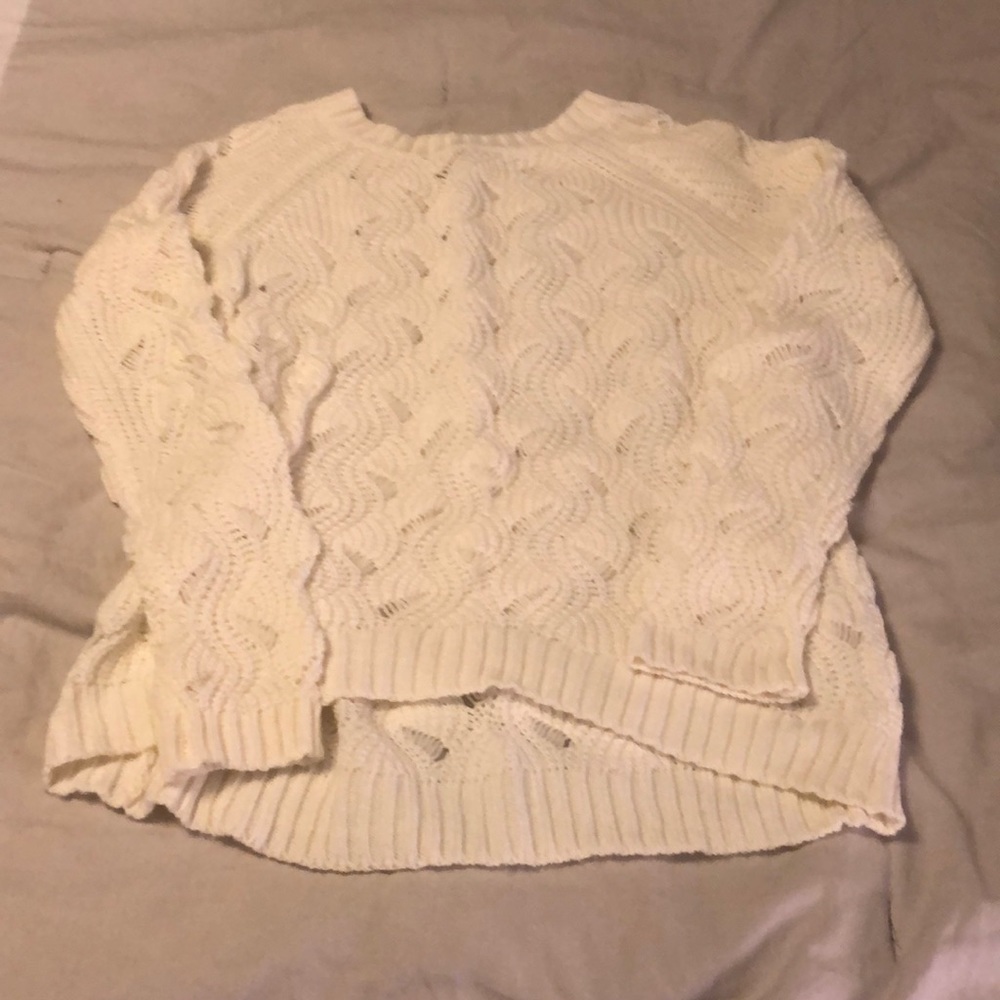 White Knit Sweater - Accepting Offers!